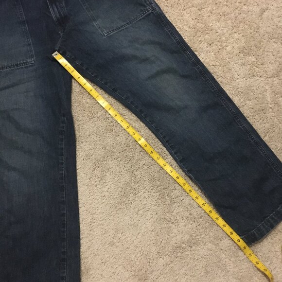 GAP 1969 100% Cotton Blue Army Jeans 36 X 32 Unisex - Picture 15 of 16